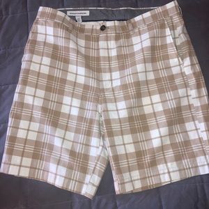 Plaid Cargo Shorts